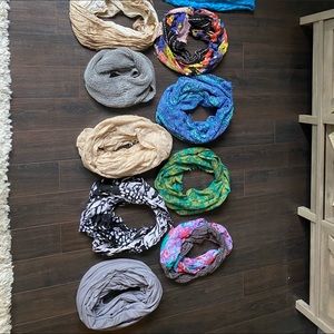 Variety of scarves bundle